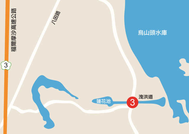 照片-台南跨虹吊橋地理位置