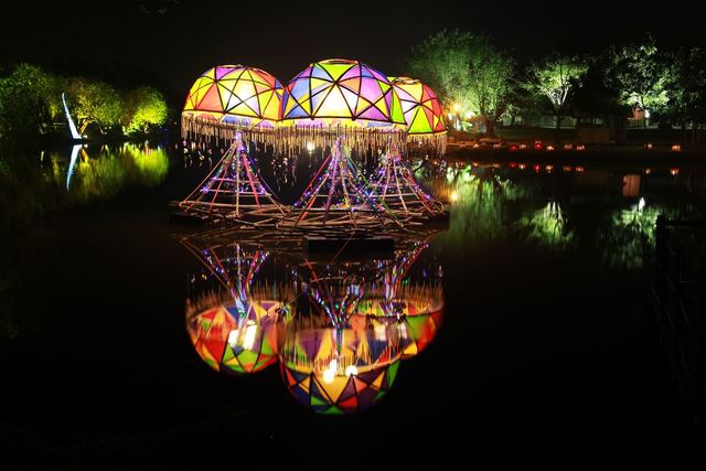 照片-月津港燈節以創新藝術結合在地人文風情